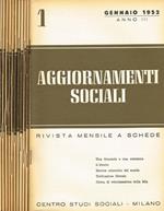 Aggiornamenti sociali. Rivista mensile a schede anno III