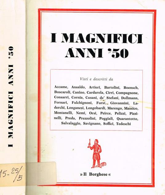 I magnifici anni '50 - copertina