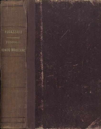 Piccolo mondo moderno - Antonio Fogazzaro - copertina