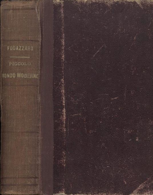Piccolo mondo moderno - Antonio Fogazzaro - copertina
