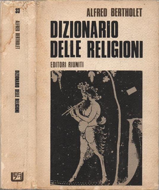 Dizionario delle religioni - Alfred Bertholet - copertina