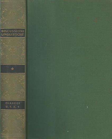 Discussioni linguistiche del settecento - Mario Puppo - copertina