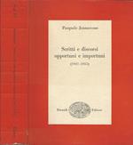 Scritti e discorsi opportuni e importuni. (1947-1955)