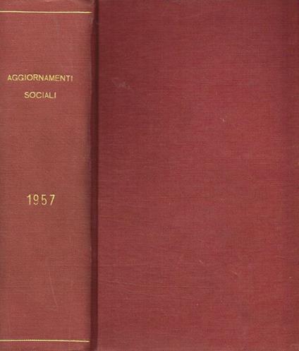 Aggiornamenti Sociali. Rivista mensile a schede anno VIII - copertina