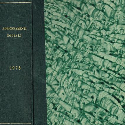 Aggiornamenti Sociali anno XXIX - Gian Maria Salvini - copertina