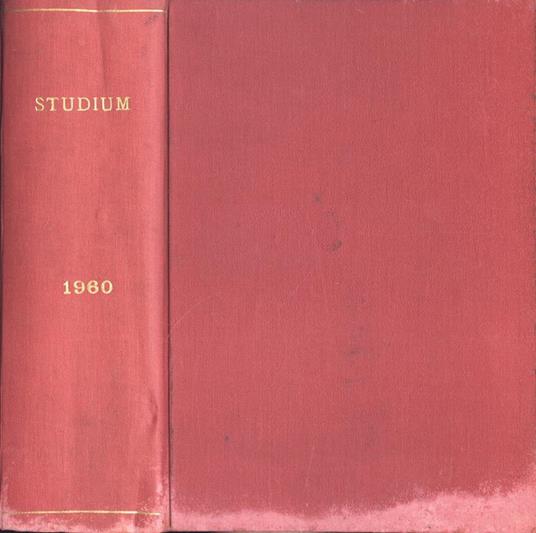 Studium Anno 1960 - copertina