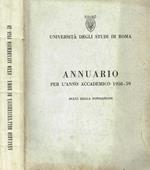 Annuario per l'anno accademico 1958-59