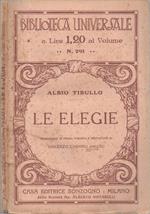 Le elegie. Traduzione in prosa italiana e prefazione di Vincenzo Carpino Amato