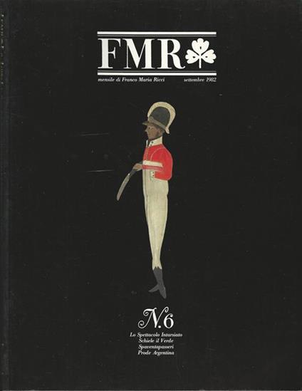 Fmr Numero 6 Settembre 1982. Edizioni Italiana - copertina