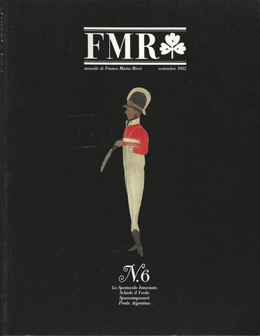 Fmr Numero 6 Settembre 1982. Edizioni Italiana - copertina