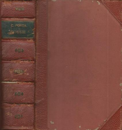 Poesie Milanesi Vol I - Carlo Porta - copertina
