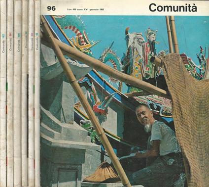 Comunità Anno XVI-N° 96, 97, 98,100, 101, 102 - Renzo Zorzi - copertina