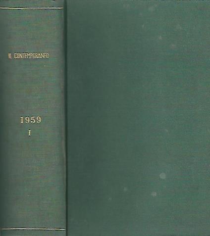 Il contemporaneo - copertina