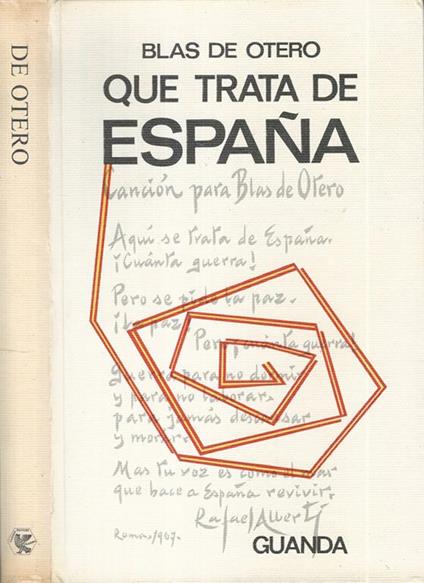 Que trata de Espana - Blas de Otero - copertina