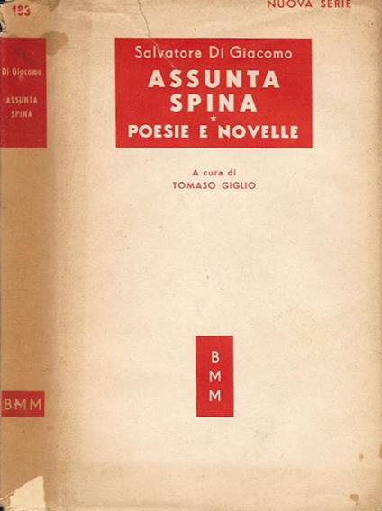 Assunta Spina. Poesie e novelle - Salvatore Di Giacomo - copertina