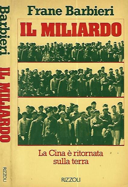 Il miliardo - Frane Barbieri - copertina