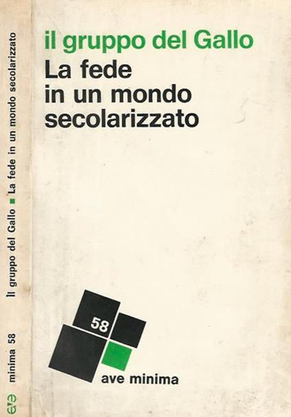 La fede in un mondo secolarizzato - copertina