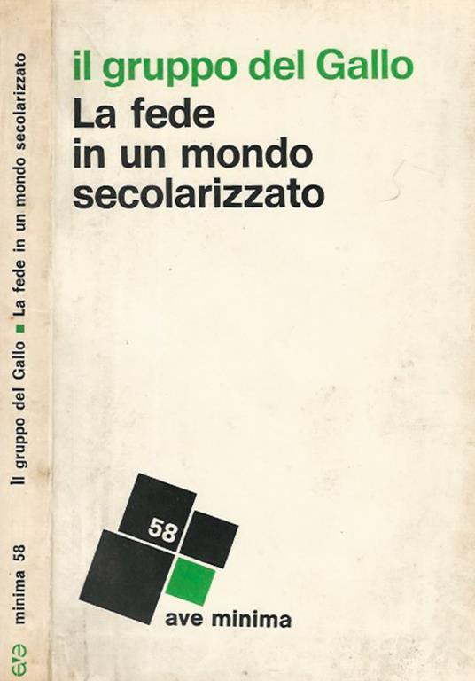 La fede in un mondo secolarizzato - copertina