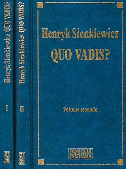 Quo vadis? - Henryk Sienkiewicz - copertina
