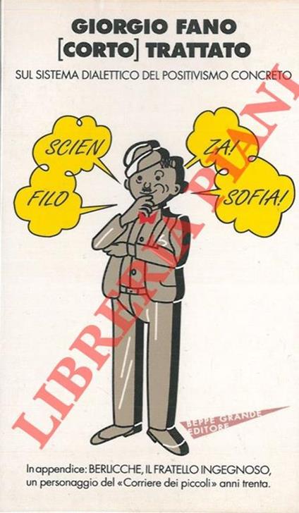 (Corto) trattato sul sistema dialettico del positivismo concreto - Giorgio Fano - copertina