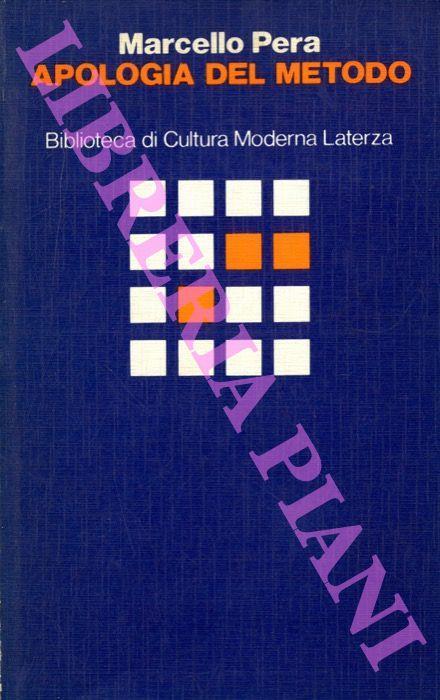 Apologia del metodo - Marcello Pera - copertina