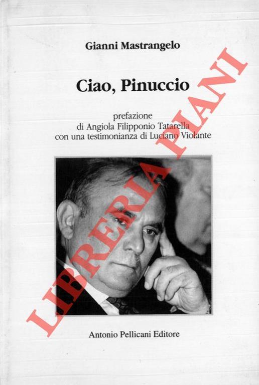 Ciao, Pinuccio - Gianni Mastrangelo - copertina