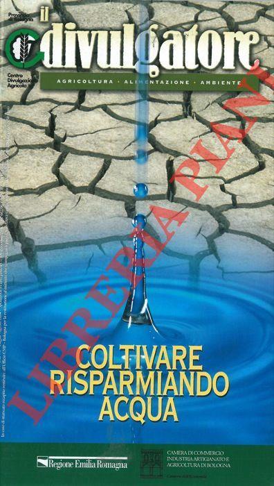 Coltivare risparmiando acqua - copertina