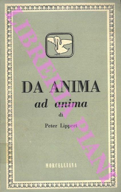 Da anima ad anima - Peter Lippert - copertina