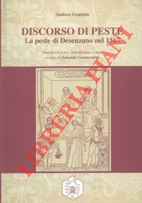 Discorso di Peste. La peste di Desenzano nel 1567 - Andrea Gratiolo - copertina