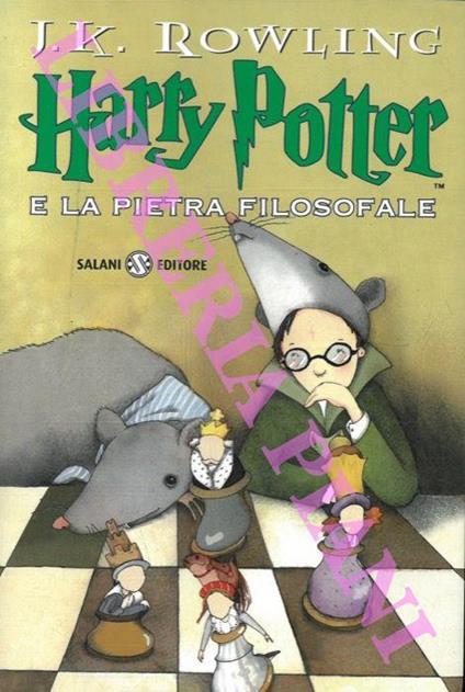 Harry Potter e la pietra filosofale - J. K. Rowling - copertina