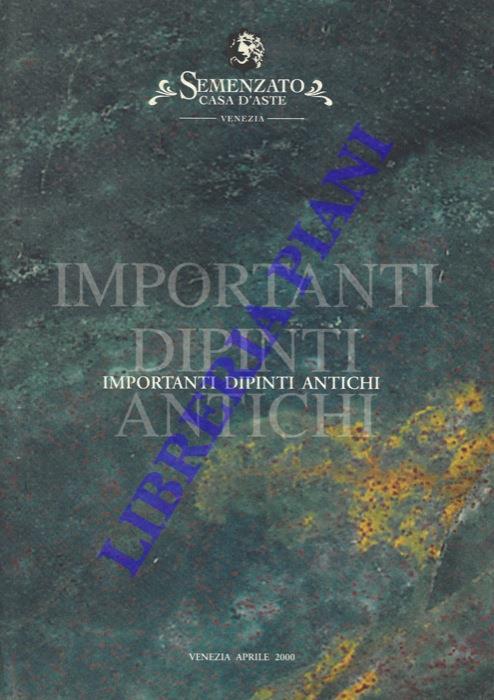 Importanti dipinti antichi - copertina