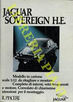 Jaguar Sovereign H.E. Modello in cartone scala 1:12 da ritagliare e montare
