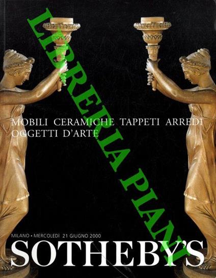 Mobili, Arredi, Ceramiche, Tappeti, Oggetti d'Arte - copertina