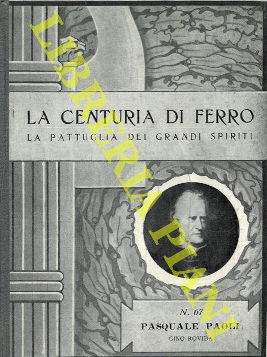 Pasquale Paoli - Gino Rovida - copertina