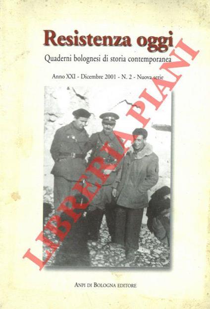 Resistenza oggi. Quaderni bolognesi di storia contemporanea - copertina