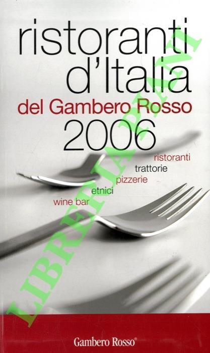 I ristoranti d'Italia del Gambero Rosso 2006 - copertina