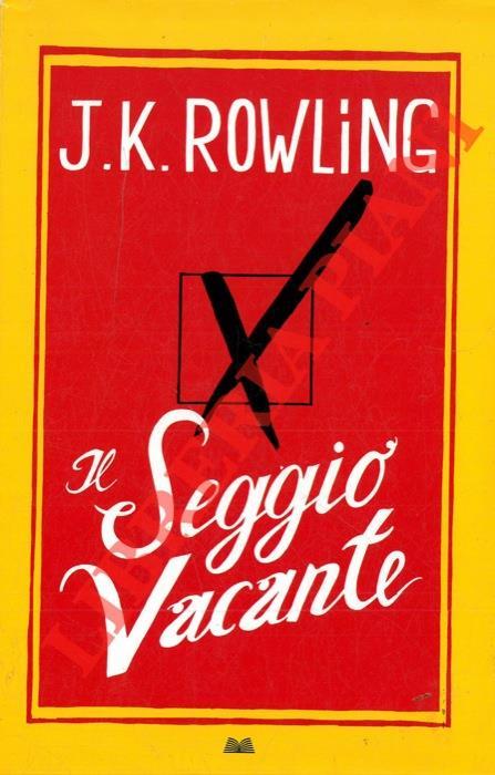 Il Seggio Vacante - J. K. Rowling - copertina