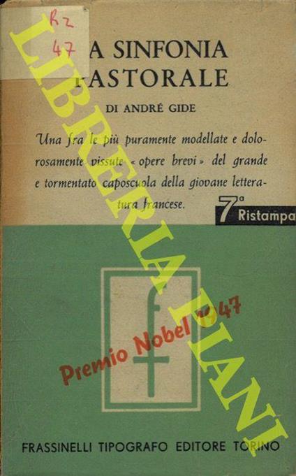 La sinfonia pastorale. Traduzione di Emilio Castellani - André Gide - copertina