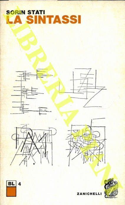La sintassi - Sorin Stati - copertina
