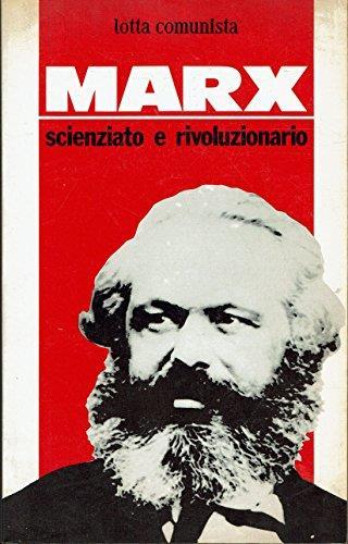 Marx Scienziato E Rivoluzionario - copertina