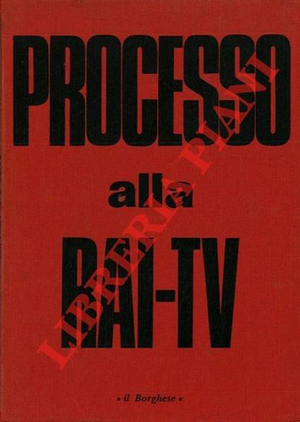 Processo alla RAI - TV - copertina