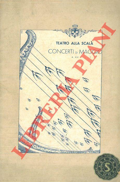 Teatro Alla Scala. 4� concerto di maggio 1936 - copertina