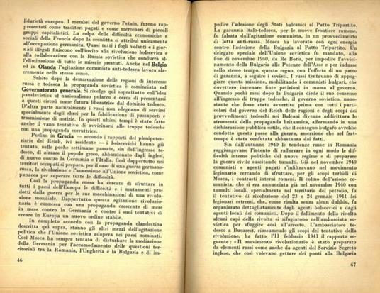 Documenti sulle macchinazioni politiche della Russia. Il proclama del Fuhrer ed altri documenti ufficiali relativi alla guerra contro la Russia sovietica - copertina
