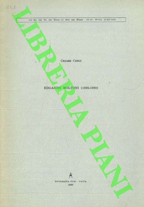 Edgardo Moltoni (1896-1980) - Cesare Conci - copertina
