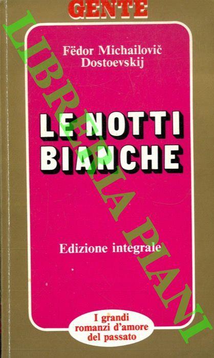 Le notti bianche - Fëdor Dostoevskij - copertina