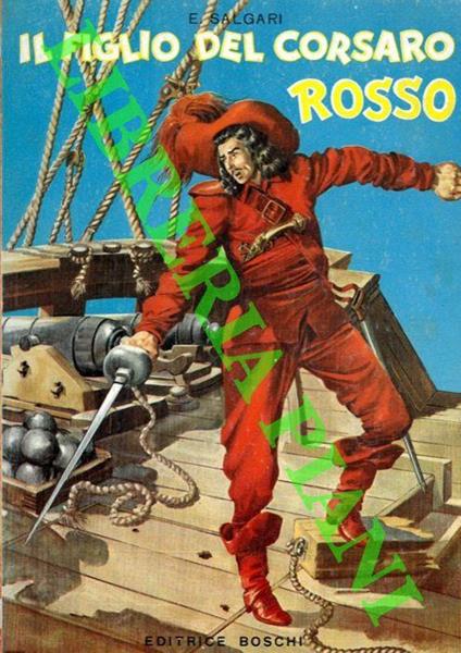 Il figlio del Corsaro Rosso - Emilio Salgari - copertina