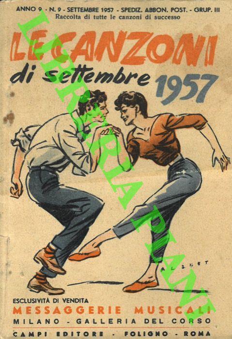 Le canzoni di settembre 1957 - copertina