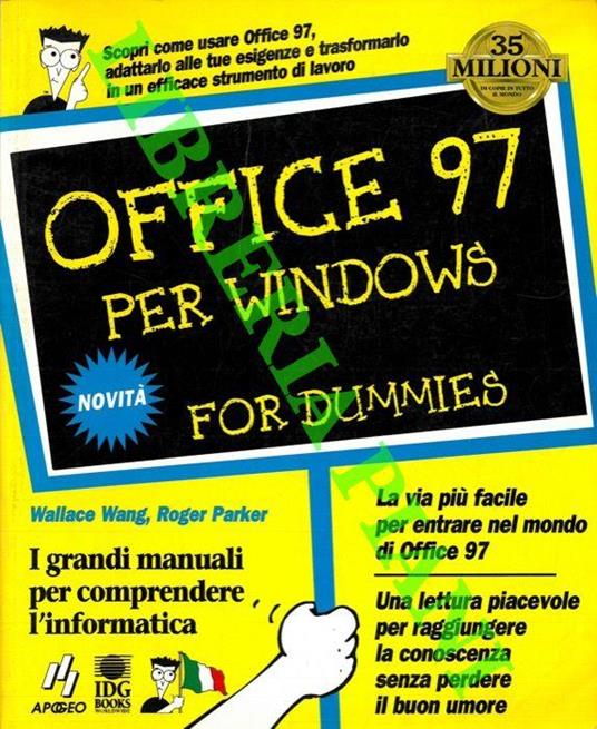 Office 97 per Windows. For Dummies - Wallace Wang - copertina