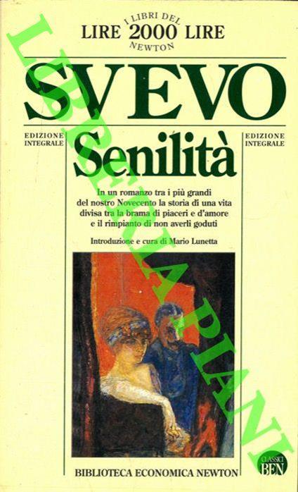 Senilità - Italo Svevo - copertina