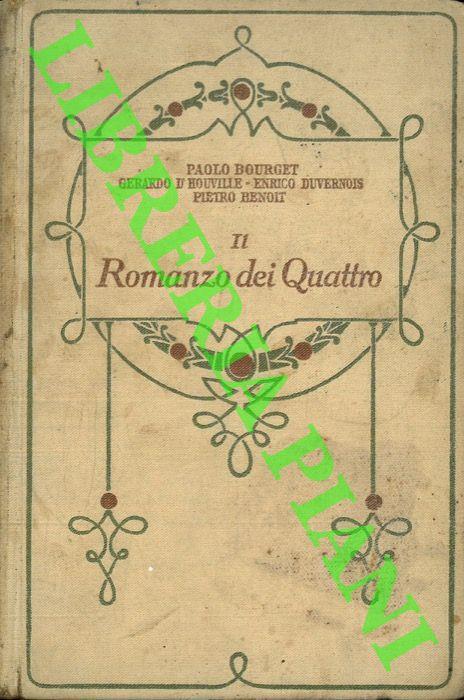 Il romanzo dei quattro - Paul Bourget - copertina
